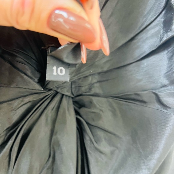 Laundry By Shelli Segal Elegant Black Strapless Dress - Picture 11 of 11